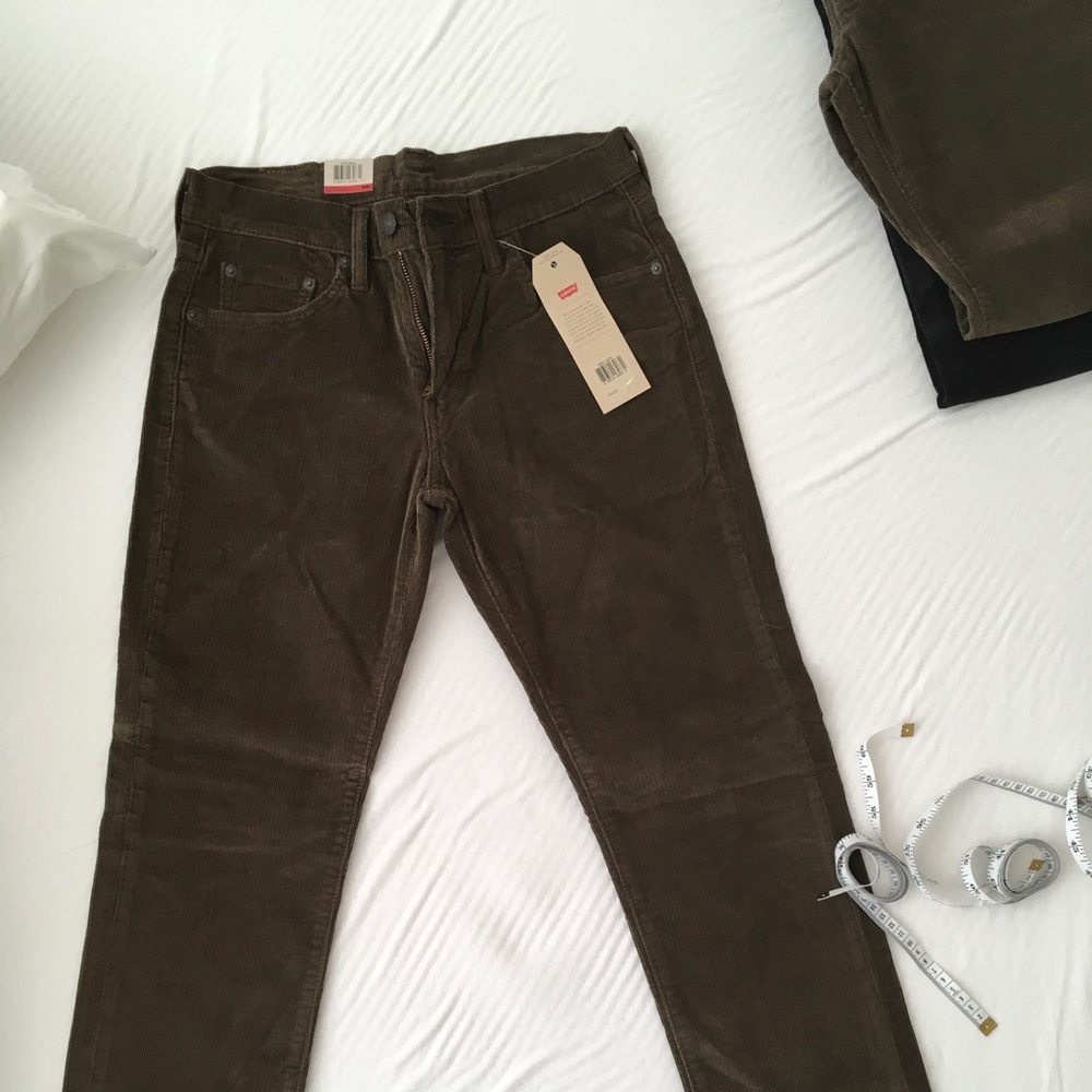 New Men Levi’s 511 slim fit 30/32 brown corduroy